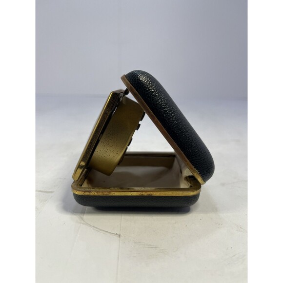 Vintage Europa 2 Jewel Clockwork Folding Travel Alarm Clock Great Condition - Picture 2 of 7